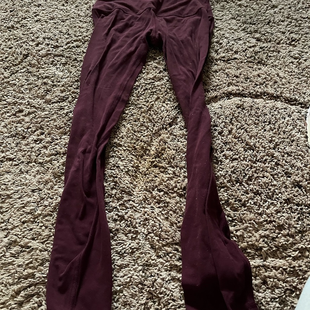 Lululemon align maroon leggings
